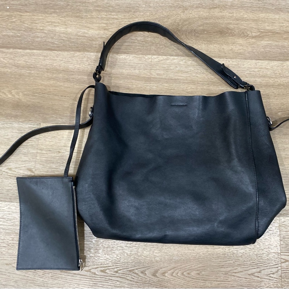 All Saints Leather Tote